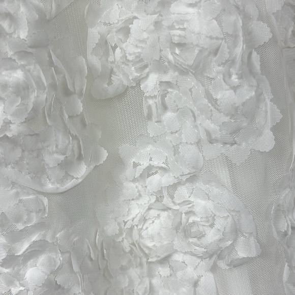 Adrianna papell BLACK & WHITE rosette flare long skirt - Picture 7 of 10